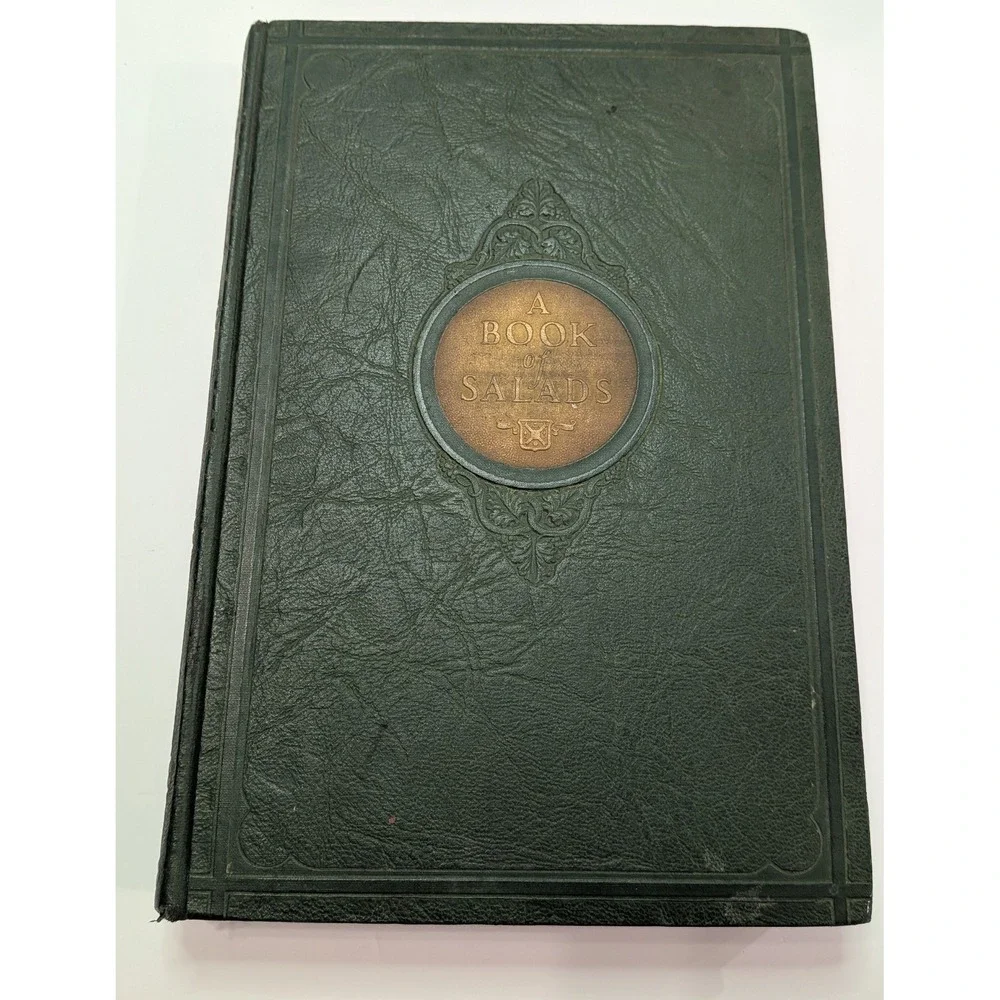 Arnold Shircliffe Edgewater Beach Hotel Salad Book Green Hardcover Vintage Good